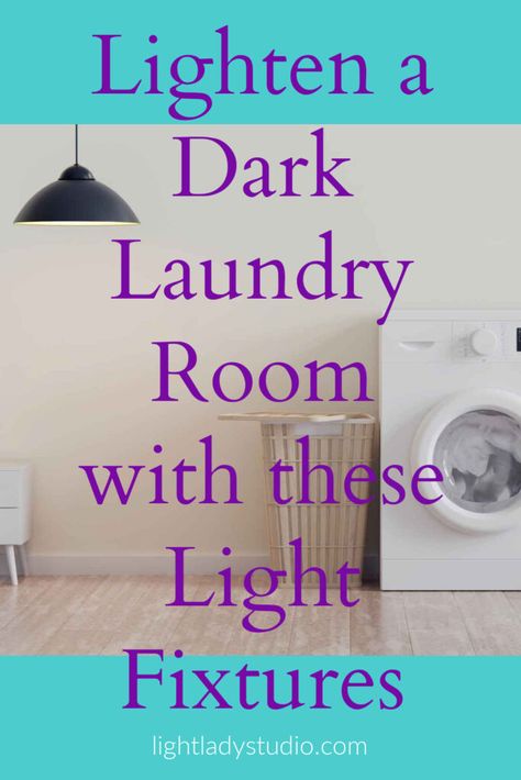 black-light-fixture-hanging-in-laundry-room Dark Laundry Room, Laundry Room Lighting Ideas, Dark Laundry, Canned Lighting, Bright Laundry Room, Laundry Room Paint Color, Laundry Room Paint, Narrow Laundry Room, White Laundry Rooms