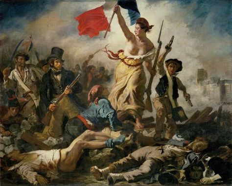 French Revolution Painting, Red Black Flag, Tarot Court Cards, Eduard Manet, Theodore Gericault, Colonial Woman, Liberty Leading The People, Soviet Propaganda Posters, Prince And The Pauper