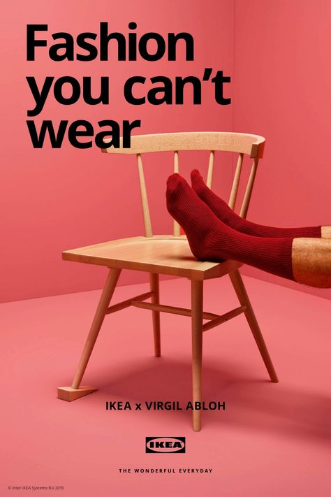 Catherine Losing for IKEA x Virgil Abloh | The Dots Ikea Ad, Advertising Campaign Design, Teaser Campaign, Copywriting Ads, Print Campaign, Copy Ads, Christmas Advertising, Creative Advertising Design, Creative Advertising Campaign