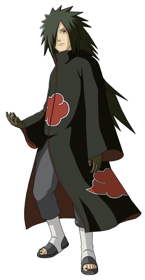 Madara by LeeHatake93 Black Akatsuki, Madara Akatsuki, Akatsuki Clan, Madara Vs Hashirama, Fourth Hokage, Naruto Family, Shippuden Sasuke, Uchiha Madara, Anime Ninja