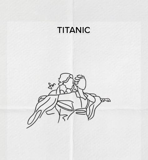 Titanic Embroidery, Theatre Embroidery, Titanic Tattoo Ideas, Titanic Cartoon, Film Embroidery, Titanic Tattoo, Titanic Drawing, Titanic Art, Painter Photography