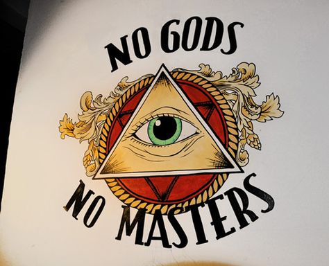 No Gods No Masters by Jord Jansen, via Behance