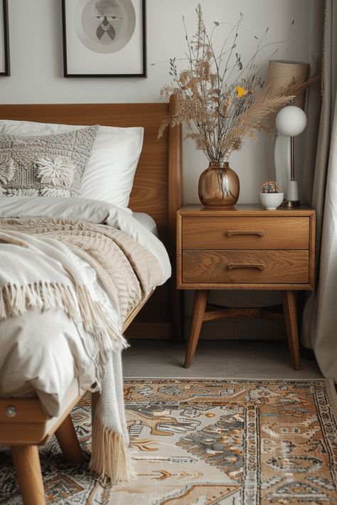 Scandi Boho Farmhouse, Scandi Boho Bedroom, Cozy Bedroom Interior, Japandi Boho, Cozy Bedroom Decor Ideas, Scandi Bedroom, Bedroom Ideas Cozy, Bedroom 2022, Cozy Bedroom Decor