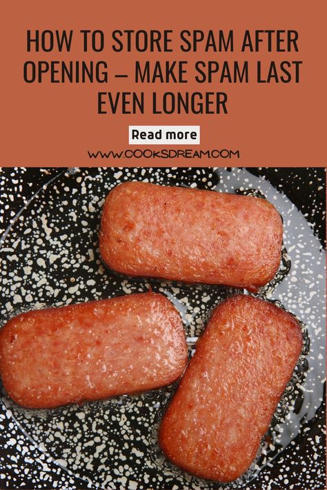 How To Cook Spam, Spam Meat, Fried Spam, Spam Can, Spam Recipes, Bland Food, Hawaiian Recipes, Cooking Tips And Tricks, Long Shelf