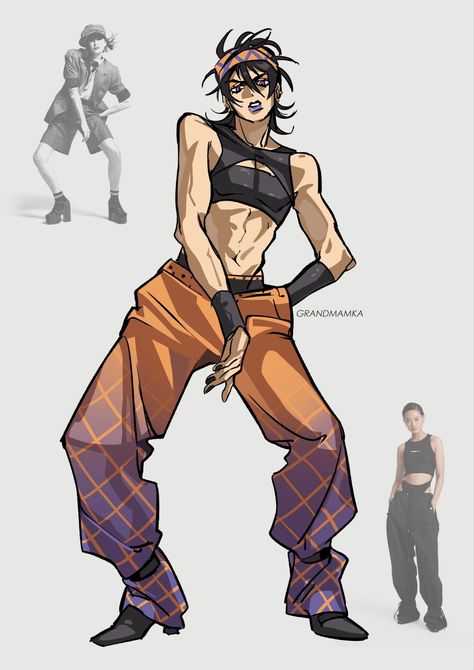 Jojo Poses, Narancia Ghirga, Jojo Fashion, Jojo Art, Jojo Parts, Jojo Reference, Jojo Anime, Jojo Memes, Poses References