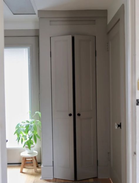 How to Upgrade Basic Bi-Fold Closet Doors - Photos & Steps | Apartment Therapy