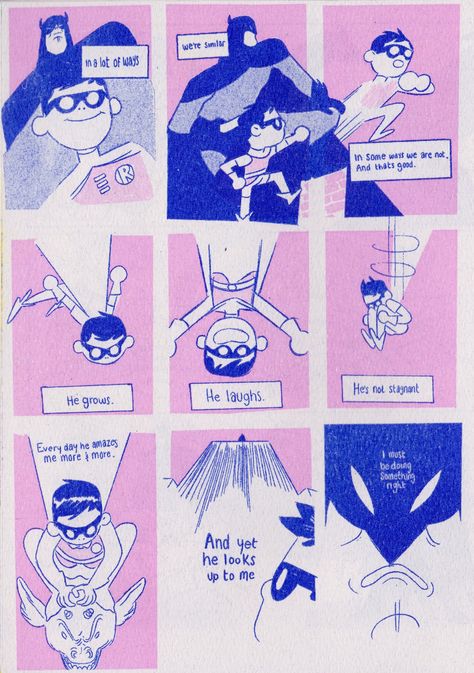 Risograph Comic, Comic Zine, Comic Doodle, Risograph Illustration, Mini Manga, Illustration Design Graphique, Comic Collage, Alternative Comics, Marvel And Dc Characters