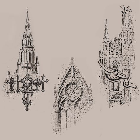 Architecture designs ♡ • • • • #gothicarchitecturetattoo #gothictattoos #cybersigilism #ignorantstyletattoo #architecturetattoos #ignoranttattooflash Cathedral Architecture Tattoo, Cybersigilism Cathedral, Notre Dame Cathedral Tattoo, Cool Angel Tattoos, Gothic Architecture Tattoo Design, Cathedral Tattoo Sleeve, Architecture Tattoo Sleeve, Goth Cathedral Tattoo, Ornate Mirror Tattoo