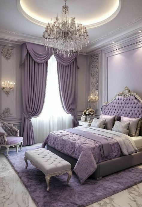 Light lavender bedroom