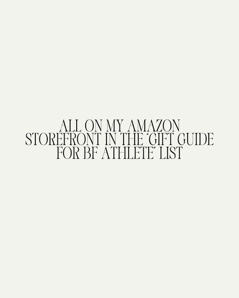 Comment 🎾”SPORTS”🏀 below for 🔗S sent to your dms! 👉🏽 Or Find them all my Amazon Storefront under “GIFT GUIDE | BF ATHLETE” lis! athlete boyfriend gifts | gifts for sports lover | gift guide for boyfriend | Amazon sports gifts | gifts for athletes | boyfriend gift ideas | sporty boyfriend gift ideas | athletic gifts for him | gift ideas for every type of athlete | sports-themed gifts #amazongiftguide #boyfriendgifts #giftguideforhim #boyfriendgiftideas #boyfriendgiftguide #christmas #athlete... Athlete Boyfriend, Sporty Boyfriend, Gift Ideas For My Boyfriend, Ideas For My Boyfriend, Gifts For Athletes, Athlete Gifts, Sports Lover Gifts, Boyfriend Gift Ideas, Gift Guide For Him