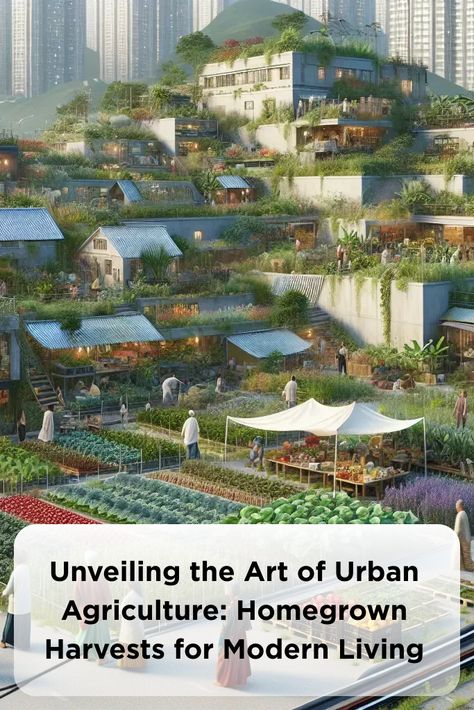 Unveiling the Art of Urban Agriculture: Homegrown Harvests for Modern Living Agricultural Architecture, Visualization Board, Community Supported Agriculture, Biodiversity Conservation, Modern Agriculture, Farm Activities, Urban Agriculture, Gardening Techniques, Urban Homesteading