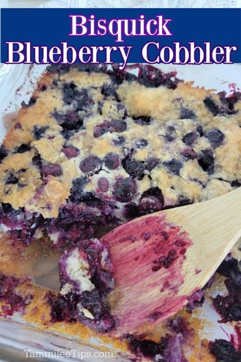 Blueberry Cobbler With Bisquick, Blueberry Cobbler Bisquick, Bisquick Blueberry Cobbler, Bisquick Cobbler, Bisquick Cobbler Recipes, How To Make Bisquick, Gluten Free Blueberry Cobbler, Cobbler With Bisquick, Dessert Cobbler