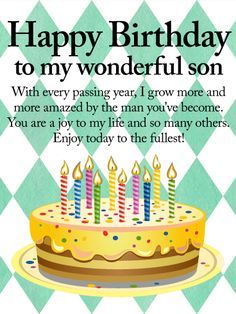 You Are a Joy to my Life - Happy Birthday Wishes Card for Son: For a son who never ceases to amaze you, wish a happy birthday and day lived to the fullest! Send a birthday greeting card to your son that will leave a lasting impression. Our messages are sincere, heartfelt, and long remembered. Let yours son know how much you love him and have loved watching him grow into the man he is today-a man who brings so much joy to the lives of everyone around him. Happy Birthday To My Amazing Son, Happy Birthday To My Wonderful Son, Happy 35th Birthday Son, Happy 29th Birthday Son, Happy 23rd Birthday Son, Happy Birthday To My Son Quotes, Happy Birthday Adult Son, Birthday Wishes Son Boys, Happy Birthday Son From Parents