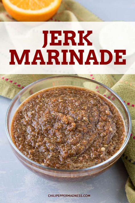 Jamaican Jerk Marinade Recipe, Jamaican Jerk Sauce, Jerk Recipe, Jerk Sauce, Jerk Marinade, Jerk Chicken Recipe, Jamaican Jerk Seasoning, Jamaican Cuisine, Jamaican Dishes