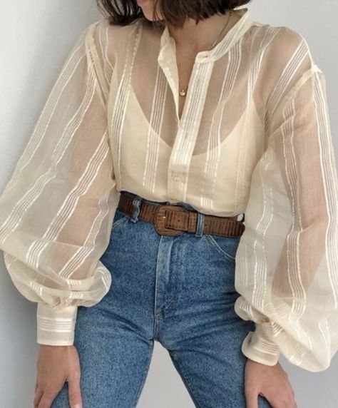 Mode Inspo, Looks Style, Mode Inspiration, Blouse Vintage, Looks Vintage, Outfits Casuales, Look Fashion, Modest Fashion, Aesthetic Clothes