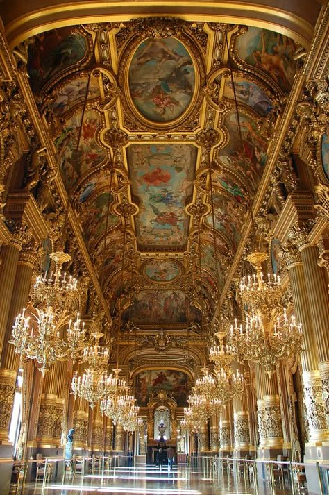 Opera France, Palace Ballroom, Opera Garnier Paris, Royalcore Aesthetic, Masquerade Ball Party, Dancing House, Opera Garnier, France Aesthetic, Classic Villa