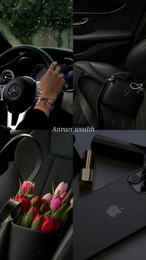 Dream Goals Aesthetic, Own Car Aesthetic, Black Wealth Aesthetic, Driving Manifestation, Mood Board Inspiration Ideas, Magnetic Aesthetic, Wallpapers Elegant, Luxury Vision Board, Best Wallpapers For Iphone