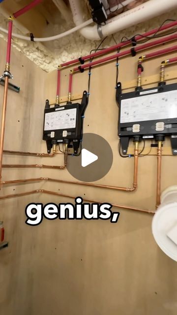 15K likes, 614 comments - risingerbuild on January 10, 2024: "This house was designed by @stevenbaczekarchitect and I love this mechanical room with @moeninc electronic shower valves easily accessible! If you have ever pulled a thermostatic valve out of a finished shower to clean a clogged screen ( I had scale issues at my old house) you’ll know why I think this should be the future. Easy to service or frankly replace or upgrade in the future. No need to pull trims or worry about tile waterproo Shop Shower Ideas, Plumbing Ideas For New House, Electric Ideas For New House, Shower Units One Piece, Shower Valve On Opposite Wall, Electric Shower Ideas, Home Upgrade Ideas, Electrical Ideas For New House, Mechanical Room Ideas