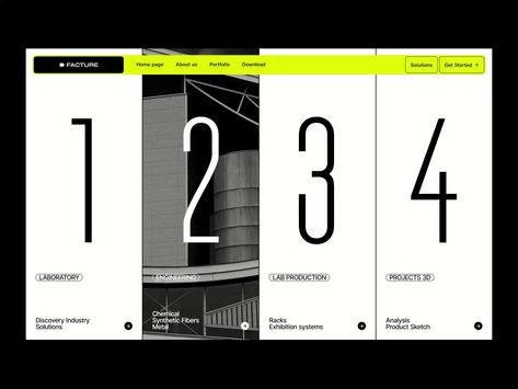 FACTURE - Website Concept Grid 블로그 디자인, Module Design, Website Concept, 포트폴리오 레이아웃, Presentation Layout, Portfolio Web Design, Website Design Layout, Grid Layouts, Web Layout Design