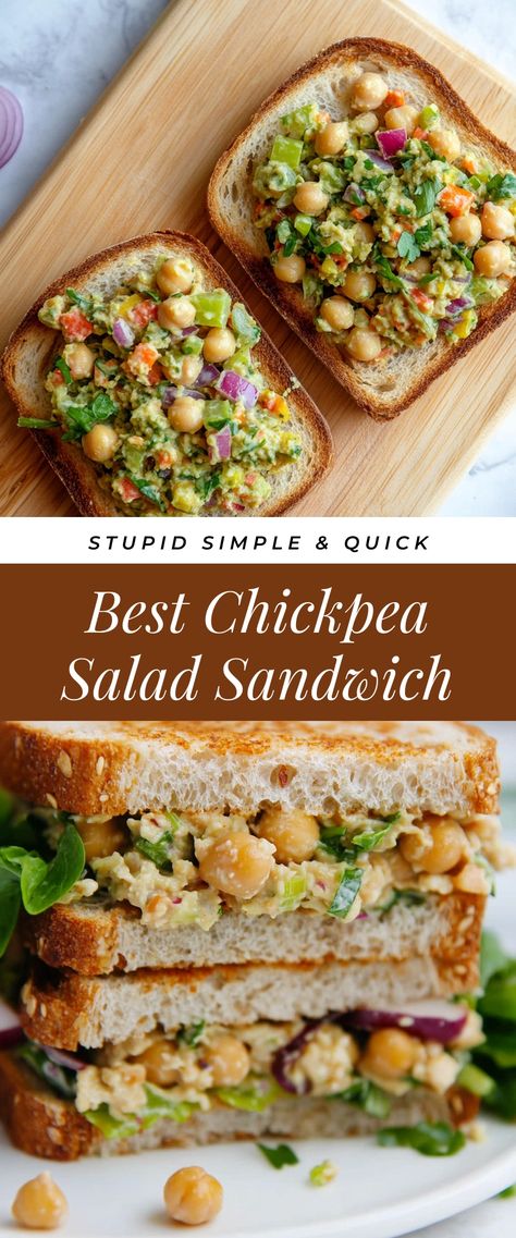 Image for Best Chickpea Salad Sandwich Healthy Chickpea Salad Sandwich, Chick Pea Salad Sandwich Recipes, Chickpeas Salad Sandwich, Chickpea Salad Sandwich Vegan, Chickpea Salad Recipes Sandwich, Curry Chickpea Salad Sandwich, Chick Pea Tuna Salad Recipe, Chickpea Mash Sandwich, Chickpea Sandwich Recipes