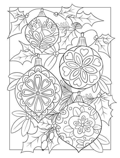 Dover Publications Coloring Pages, Colouring Christmas, Coloring Pages For Christmas, Christmas Tree Paper Craft, Dover Coloring Pages, Ornament Coloring, Christmas Colouring Pages, Free Christmas Coloring Pages, Christmas Colouring