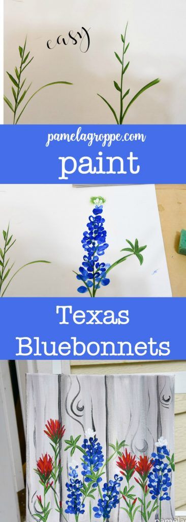 Paint Texas Bluebonnets, an easy painting tutorial for these fabulous flowers of Spring. Easy enough for beginners. Animation Anatomy, Flowers Drawing Easy, Faces Anatomy, Easy Painting Tutorials, Indian Paintbrush Flowers, Easy Flower Drawings, Beginners Painting, Donna Dewberry, Indian Paintbrush