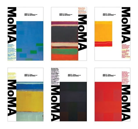 Identity system for the Museum of Modern Art in New York, one of the world's largest art institutions. Gallery Branding, Museum Marketing, Interaktives Design, Moma Museum, Museum Identity, Museum Branding, Museum Logo, Pentagram Design, Paula Scher