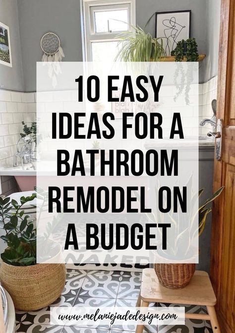 Luxury Bathroom On A Budget, Diy Bathroom Ideas, Small Bathroom Diy, Cheap Bathroom Remodel, Bathroom On A Budget, Room Decor Bathroom, Bathroom Remodel On A Budget, Diy Bathroom Makeover, Cheap Bathroom