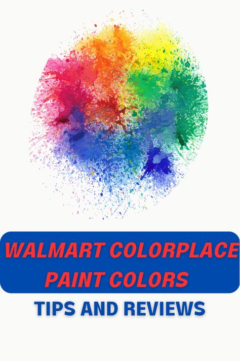 Looking for the best paint colors to use at Walmart? Look no further! We've got the perfect shades for every room in your home, plus tips and reviews from real people who have used them. So you can be sure you're making the right choice before you pick up a brush. Color Place Paint Colors Walmart, Best Walmart Paint Colors, Walmart Paint Colors, Walmart Paint, House Painting Tips, Leftover Paint, Paint Tips, Best Paint Colors, Best Paint