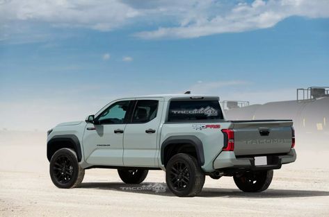 2024 Toyota Tacoma Gets Rendered Into Reality | Carscoops Cool Toyota Tacoma, 2024 Toyota Tacoma Trailhunter, Tacoma On 33s, Toyota Trd Pro, 2024 Toyota Tacoma, Jacked Up Toyota Tacoma, Tacoma Trd Pro, Toyota Tacoma Trd Pro, Electric Truck