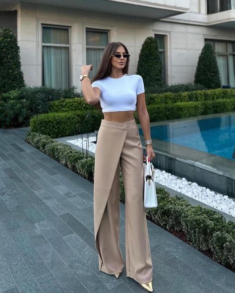 ��🛍Most Chic Items ➡️ Link In BIO • 🔝BASSIAMI is the best women’s store according to the results of V-Magazine 2023 🌍Free Worldwide Shipping 🔄Easy Return 👠Making Girls Happy since 2013 . ✅ Get Extra 12% OFF ➡️ Use LINK IN BIO • #satinskirt #skirtstyle #outfitideas #outfitcombinations #outfitinspo #transseasonal #howtowear #howtostyle #capsulewardrobe #capsulecloset #wardrobeessentials #wardrobemusthave #wardrobestaple #stylisttips #easyoutfit #easystyle #everydaywear #outfitstyles #styletrends High Waist Pants, New Pant, Looks Chic, Loose Pants, Ankle Length Pants, Zara Pants, Guest Outfit, Waist Pants, Classy Outfits