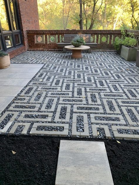 Patio Landscape Design, Cottagecore Living, Patio Installation, Permeable Pavers, Paver Designs, Brick Patio, Dream Patio, Sustainable Landscaping, Brick Patios