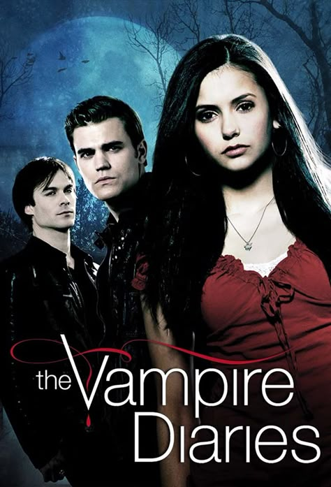 The Vampire Diaries (2009) Vampire Diaries Fashion, Vampire Diaries Poster, Posters For My Room, Vampire Diaries Seasons, Series Poster, Vampire Diaries Wallpaper, I Love Cinema, Posters For Room, Paul Wesley