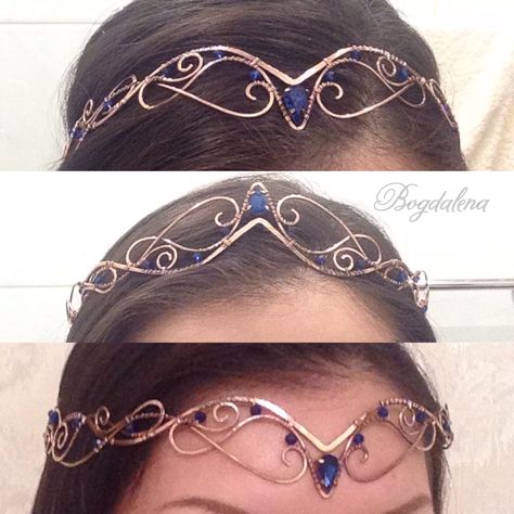 Elvish Tiara, Tiara Aesthetic, Elven Tiara, Elven Crown, Wire Crown, Gaun Abad Pertengahan, Fairy Crown, Crown Tiara, Head Jewelry