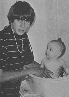 The Day Davy Jones Became a Godfather | 16 (December 1967) | Sunshine Factory | Monkees Fan Site John Lennon And Cynthia, Cynthia Lennon, Davy Jones Monkees, Julian Lennon, Jfk Airport, Answer To Life, Classic Rock And Roll, Jones Family, Davy Jones