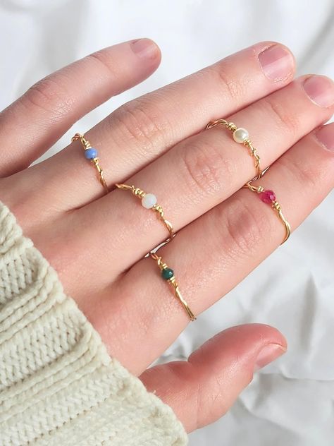 DIY wire jewelry rings