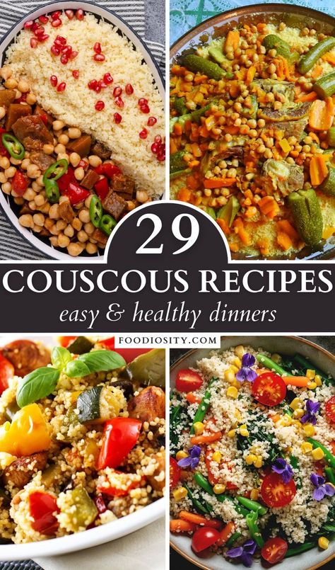 Healthy Recipes With Couscous, Recipes With Couscous Dinners, Cous Cous Dinner Ideas, Pork And Couscous Recipes, Healthy Couscous Recipes Dinners, Could Cous Recipes, Couscous And Black Bean Recipes, Couscous Bowls Healthy, What To Serve With Couscous