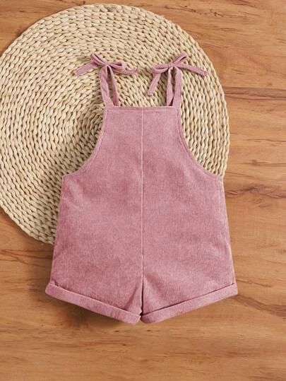 Shop Baby Clothing | Trendy Fashion | SHEIN USA Baby Harem Pants, Overall Romper, Baby Tie, Cotton Frocks, Kids Dress Patterns, Trendy Baby Clothes, Pakistani Fancy Dresses, Kids Fashion Dress, Kids Dresses