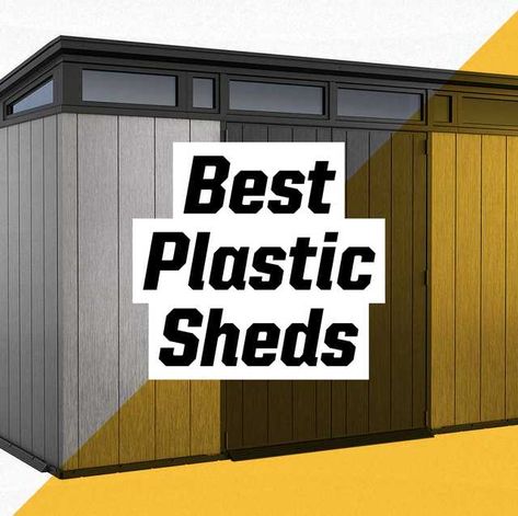 Small Yard Shed Ideas, Plastic Shed Storage Ideas, Outdoor Storage Shed Ideas Backyards, Outdoor Storage Ideas Diy, Plastic Shed Makeover, Diy Outdoor Storage Shed, Keter Plastic Sheds, Diy Storage Building, Yard Tool Storage Ideas