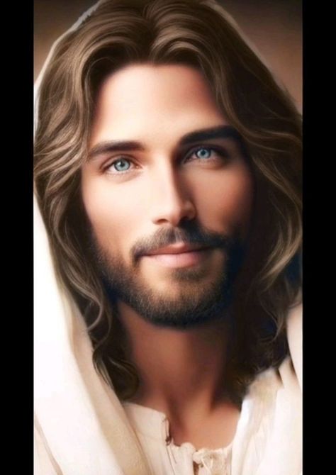 Jesus Laughing, Jesus Gif, Jesus Christ Face, Jesus Smiling, Painting Christian, Jesus Our Savior, Jesus Wall Art, Jesus Of Nazareth, Jesus Christ Painting