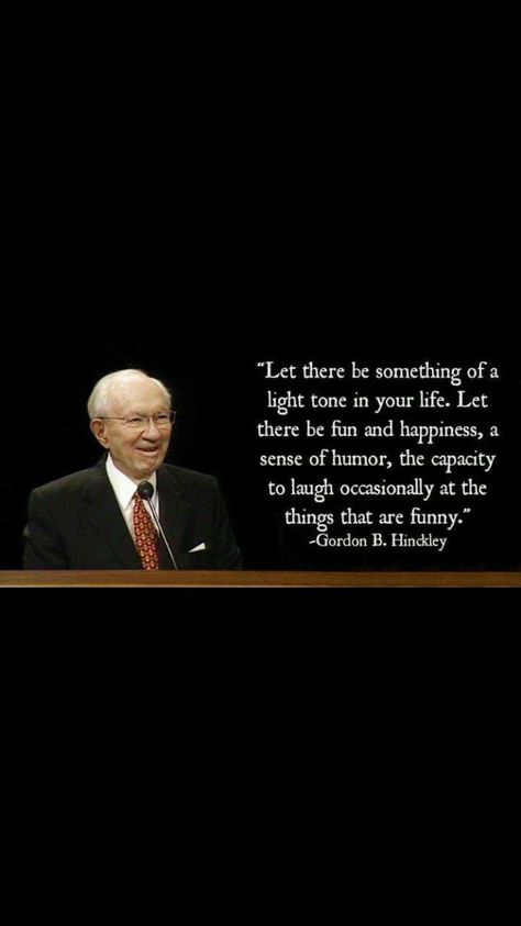 Gordon B Hinckley ❤️ Gordon B Hinckley Quotes, Gordon B Hinkley, Gordon B Hinckley, Gospel Quotes, Church Quotes, Spiritual Thoughts, Lds Quotes, Relief Society, Feeling Down