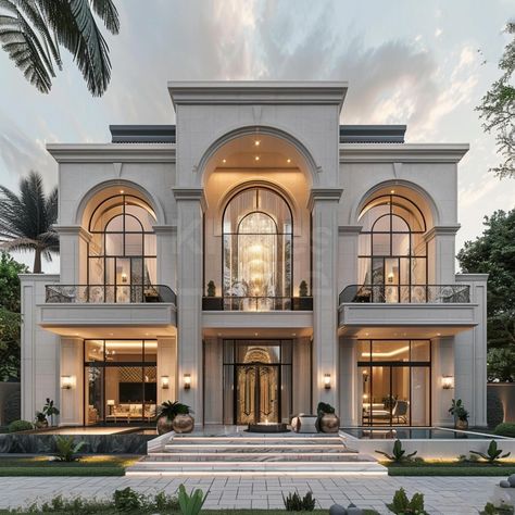 Classic Villa Exterior, Front Elevation Design, Houses Bloxburg, Modern House Exterior Paint, Exterior Wall Tiles, Bloxburg House Ideas 1 Story, Architecture Contemporary, Facade Architecture Design, House Exterior Paint