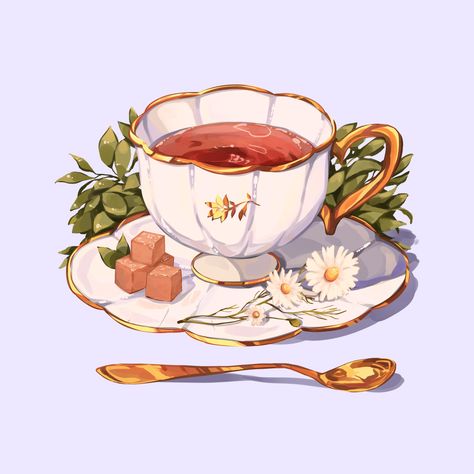 Tee Kunst, 귀여운 음식 그림, Arte Do Kawaii, Foodie Art, Food Sketch, Food Artwork, Watercolor Food, Food Illustration Art, Cute Food Drawings