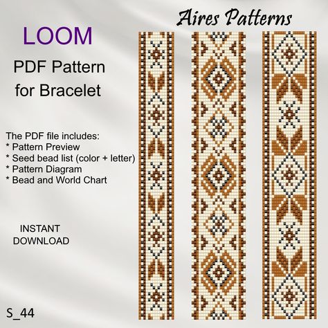 9 Row Bead Loom Pattern Free, Bead Work Patterns Design, Seed Bead Loom Bracelets Patterns, Bead Loom Designs Free Pattern, Bracelet Loom Patterns, Bead Loom Bracelets Patterns, Bead Loom Bracelet Patterns, Seed Bead Loom Patterns, Beaded Belts Patterns