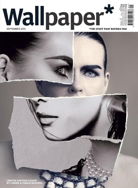 Wallpaper Magazine September 2013 cover with Linder Sterling (Wallpaper Magazine) Layout Editoriale, Editorial Design Magazine, Magazine Cover Ideas, Magazine Front Cover, 잡지 레이아웃, Magazine Ideas, Desain Editorial, Paolo Roversi, Wallpaper Uk