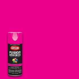 Krylon FUSION ALL-IN-ONE Gloss Hot Pink Spray Paint and Primer In One (Actual Net Contents: 12-oz) Pink Spray Paint, Krylon Spray Paint, Pink Gloss, Spray Paint Cans, Spray Paints, Mineral Spirits, Paint Types, Paint Primer, Metallic Pink