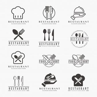 Food logo restaurant Vectors, Photos and PSD files | Free Download Restaurant Logo Inspiration, Plate Logo Design Ideas, Food Cafe Logo, Logo Food Design, Restaurant Logo Design Ideas, Restaurant Logo Ideas, Logo Design Restaurant, Logo For Restaurant, Healthy Food Logo