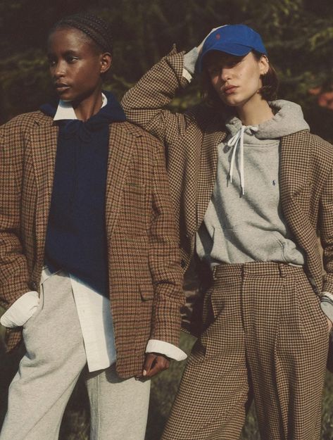 Polo Ralph Lauren Women Campaign Fall 2023 Lensed by Annemarieke Van Drimmelen. Tweed Pants, Timeless Wardrobe, Ralph Lauren Style, Polo Ralph Lauren Women, Glen Plaid, Ralph Lauren Women, Ralph Lauren Denim, New Energy, Ralph Lauren Womens