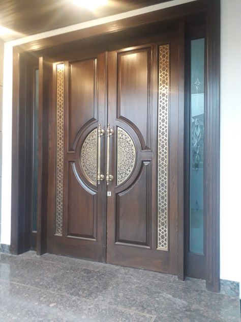 Wooden Double Front Doors Entrance, Door Ideas For Bedroom, Wooden Double Front Doors, Main Door Design Photos, Entry Door Designs, Main Doors, Modern Entry Door, House Front Door Design, House Main Door