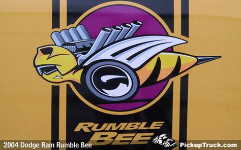 PickupTruck.Com - Dodge Ram Rumble Bee Controversy Ram Rt, Dodge Sportsman, Dodge Brothers, Logo Bee, Bee Decals, Bee Logo, Bee Pictures, Stripe Kit, Sting Like A Bee